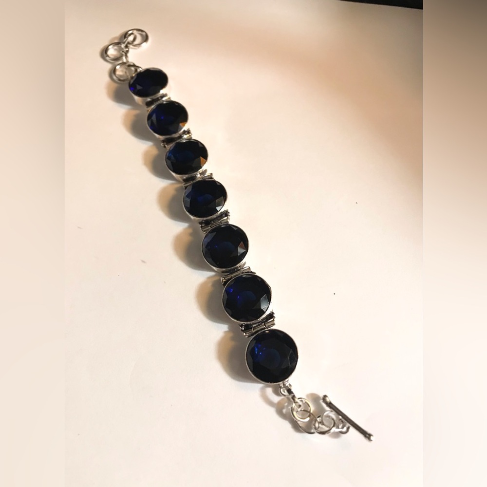Tanzanite 925 Sterling Silver Bracelet
